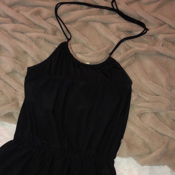 Black jumpsuit with gold neck - Picture 4 of 5